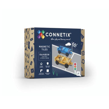 2 pièces - Arc-en-ciel - Pack voiture CONNETIX